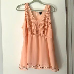 Torrid Pink V Neck Tank